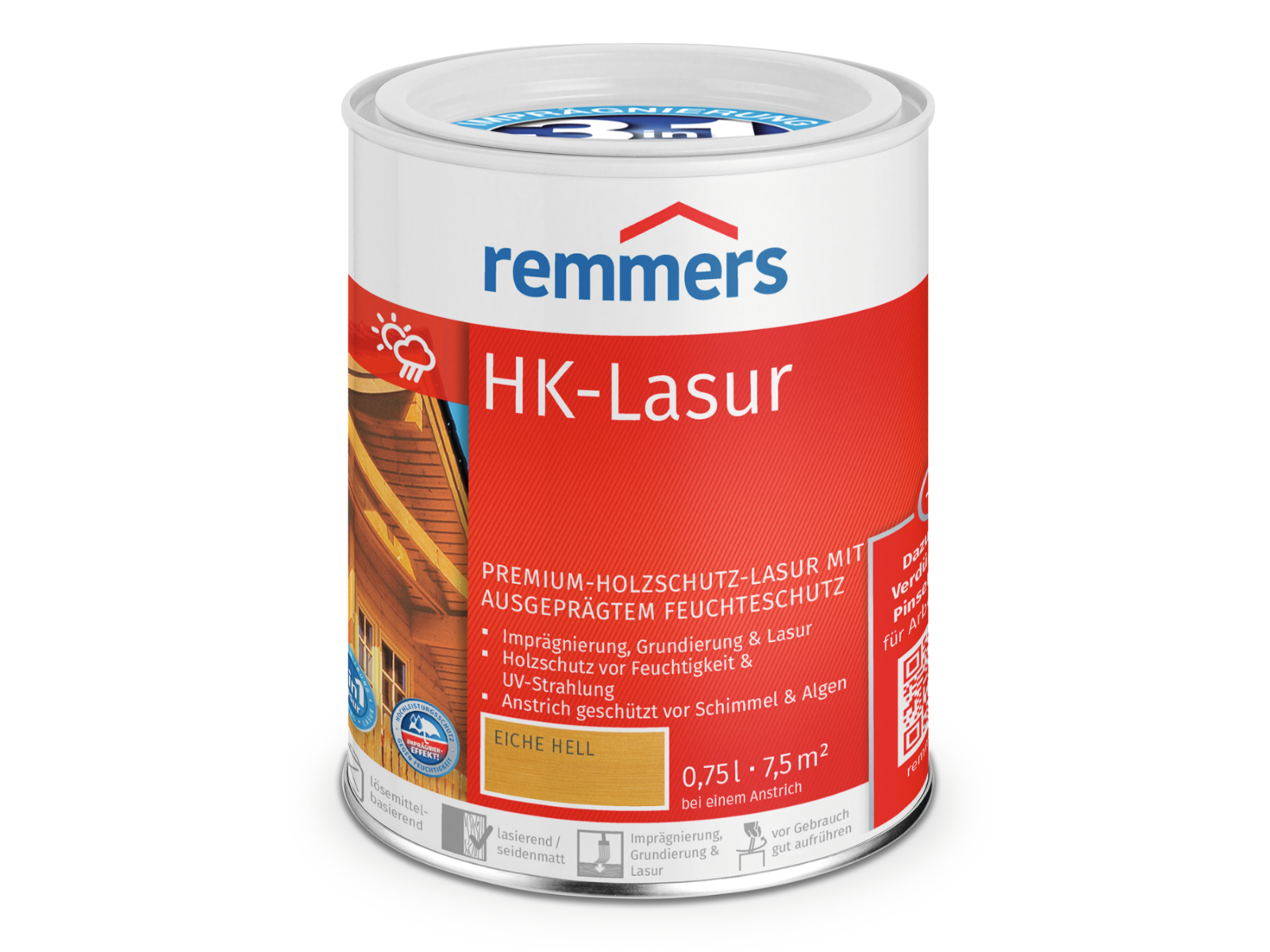 Remmers HK Lasur Holzschutzlasur 0,75l 2,5l 5,0l Holzlasur Premium außen