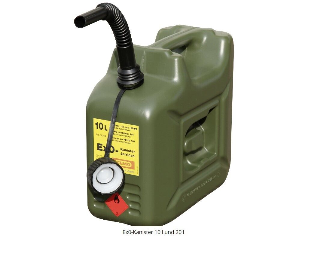 Cemo Kanister Benzinkanister Kraftstoff Behälter  10 L 20 L 25 L