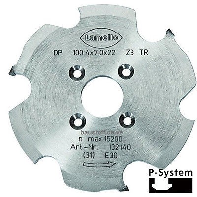 Lamello P-System Nutfräser Ø 100 mm Diamant-Fräser für ZETA, 132140