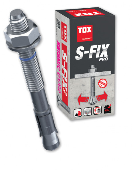 Tox S-Fix Pro Bolzenanker Schwerlastdübel Schwerlastanker Keilanker 10 12 16 mm