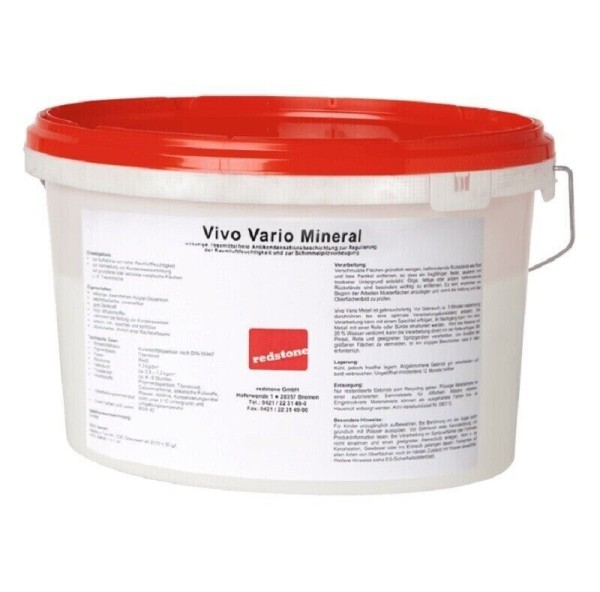 Redstone Vivo Vario Mineral 5kg Antikondensationsbeschichtung Antischimmel